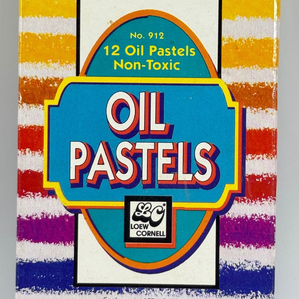 VTG NEW Loew-Cornell Oil Pastels Art Supplies 12 Count Multicolor Drawing Tools - Picture 3 of 10